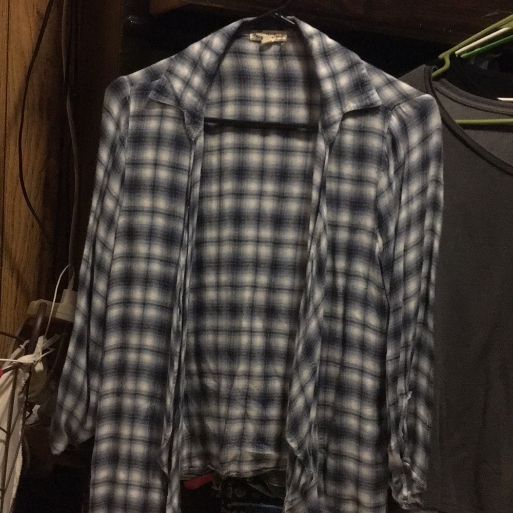 Flannel designed cardigan youth